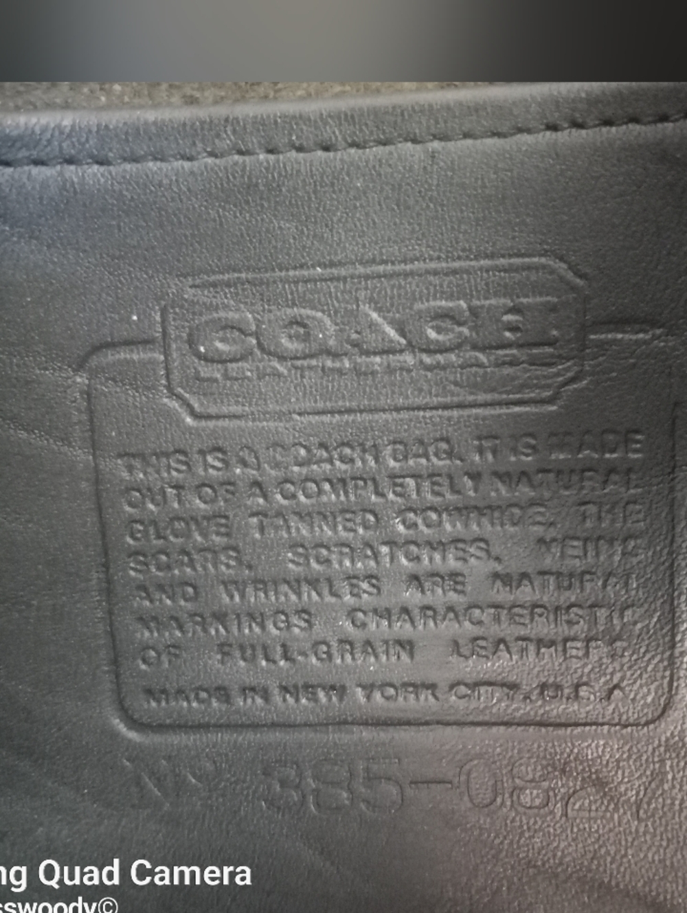 Coach Vintage Skinny Flight Bag, 1980s, NYC, Ocean Blue, Medium Color Blue - Picture 7 of 16
